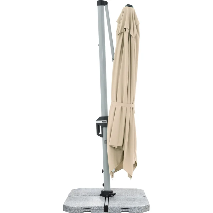 Doppler Sonnenschirm / Ampelschirm "Active II Pendelschirm 350 x 260", natur, 350 x 260 cm – Bild 5