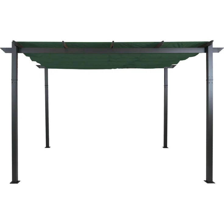 Mendler 'HWC-N93' Pergola, Aluminium grün, 3 x 4 m – Bild 7