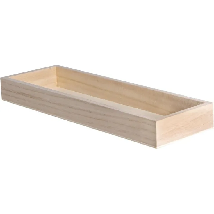 Rayher Tablett Tablett-Schale klein, Sperrholz, Sperrholz, 29,5 x 10,3 x 2,3 cm