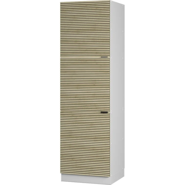 Herdumbauschrank Fame-Line Eiche Paneel 60 cm Vicco – Bild 1