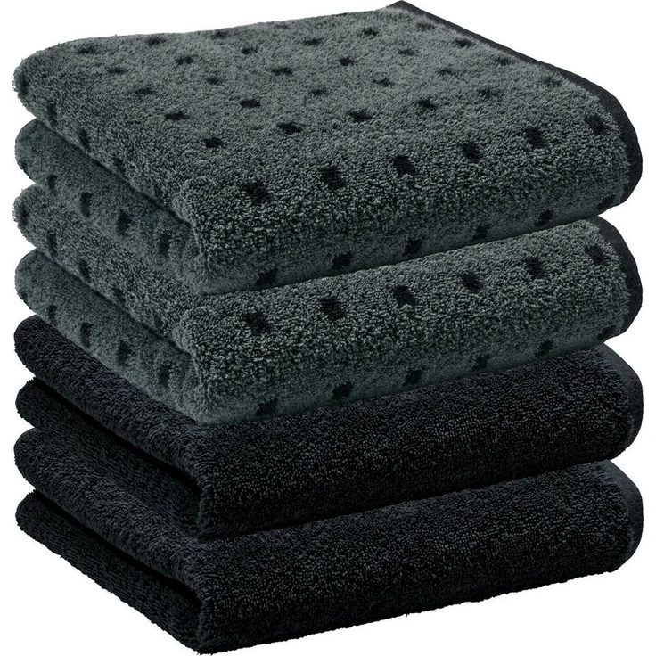 Erwin Müller Handtuch Handtuch "Sigmaringen" 4er-Pack, Frottier, Walk-Frottier Uni – Bild 1