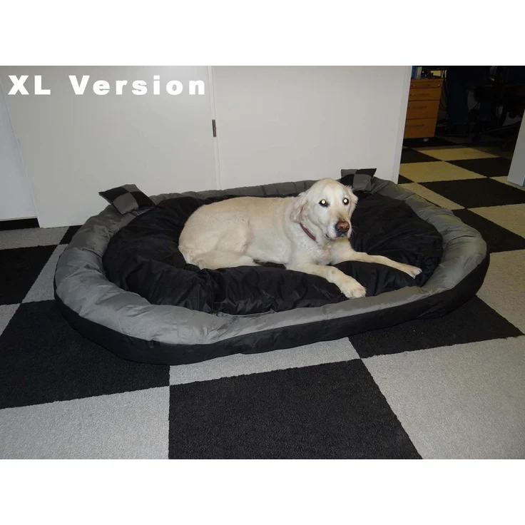 Hossis Wholesale Big Tier Sofa Hundebett XL 150x120x25cm | Kuschelig & waschbar | Großes Hundesofa mit Wendekissen & 2 Zierkissen | Welpenbett aus 100% Polyester | Geruchsfrei & pflegeleicht – Bild 9