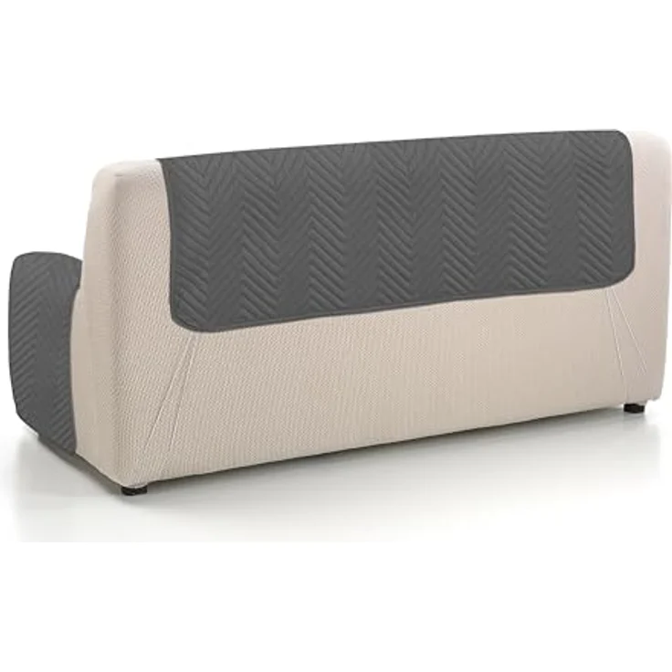 Martina Home Milano 3-Sitzer-Sofabezug – Grau/Anthrazit – Bild 6