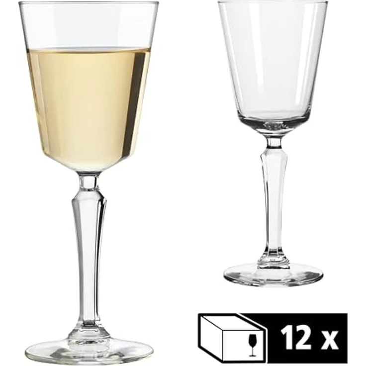 LIBBEY Weinglas Libbey 12er Set -SPEAKEASY- im nostalgischen Charme, 12-tlg, Glas, 247 ml, hochwertig verarbeitet, im modernen Design – Bild 5
