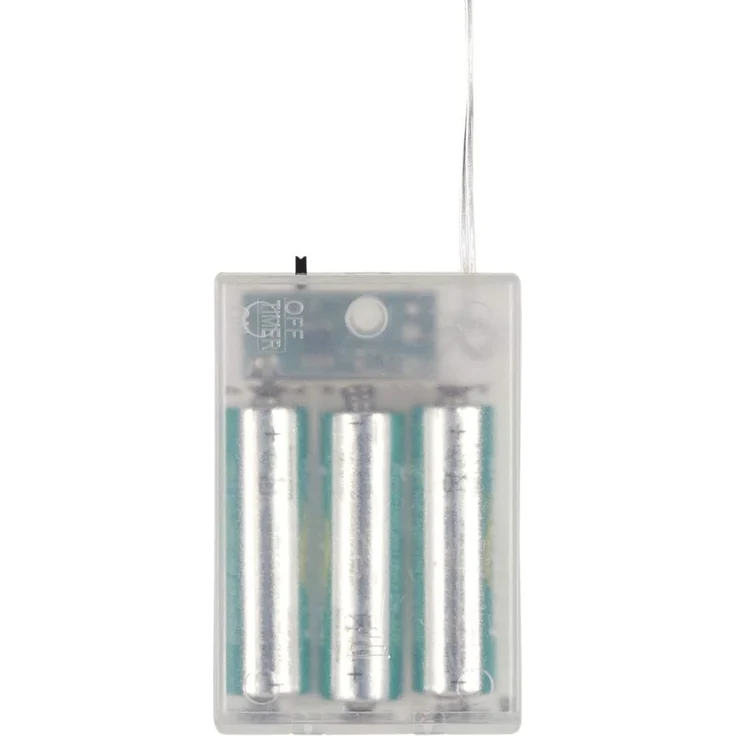 Lights4fun LED-Lichterkette 12er bunte Lichterkette Dinosaurier Batteriebetrieb – Bild 9