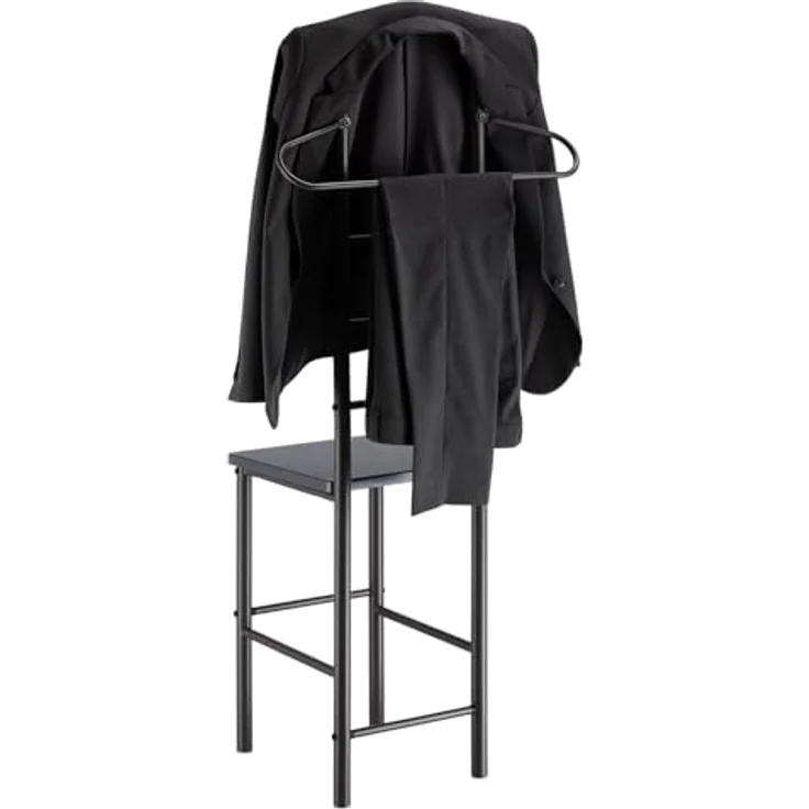 CARO-Möbel Herrendiener JIVO, Herrendiener Kleider Ständer Stummer Diener Kleiderbutler Garderobe St – Bild 6