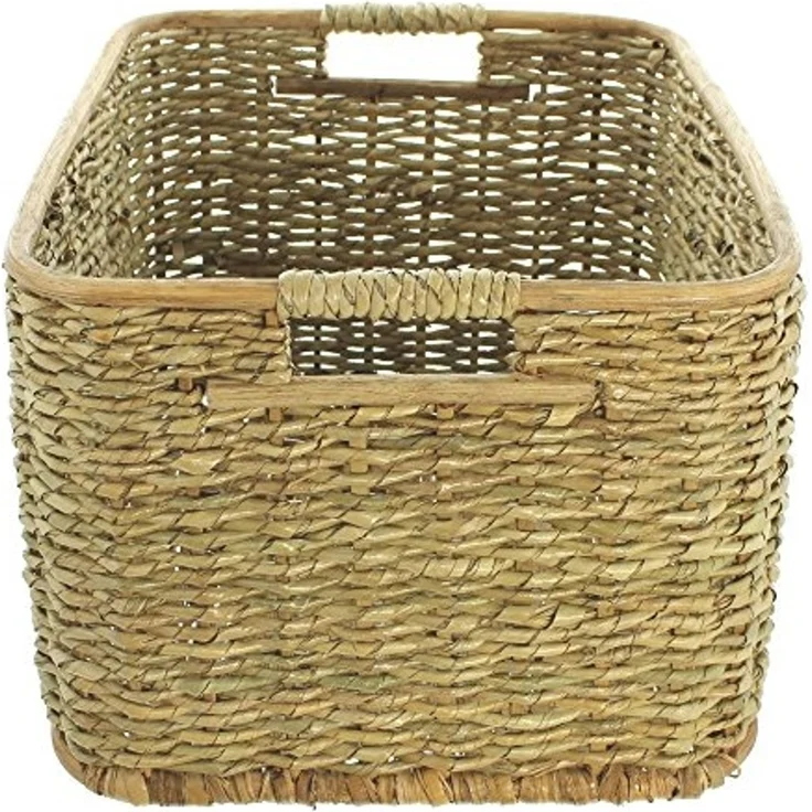 Füllkorb Schilfstroh groß Box Aufbewahrungskorb Schale Korb Flechtkorb 46cm – Bild 2