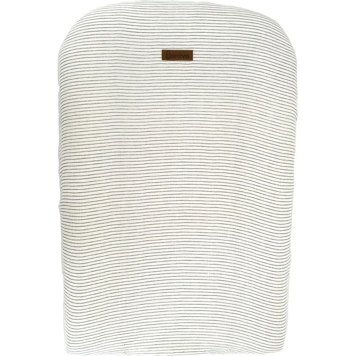 DOMIVA Wickelauflage, 50x75 cm, gestreift, aus Baumwoll-Gaze – Bild 1
