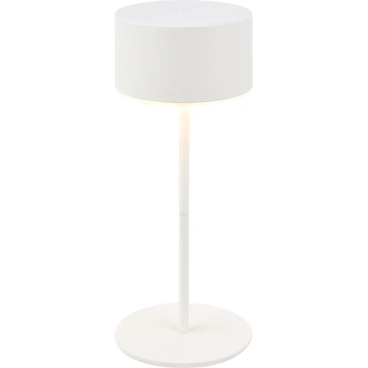 Briloner Leuchten LED Tischleuchte KIRA, LED wechselbar, Warmweiß, 8x19 cm, Akku tauschbar, Indoor/Outdoor, Wohnzimmer, Flur, Balkon