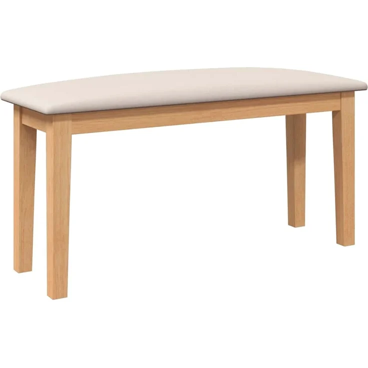 vidaXL Bank 90 cm Massivholz Gummibaum 4102594 – Bild 6