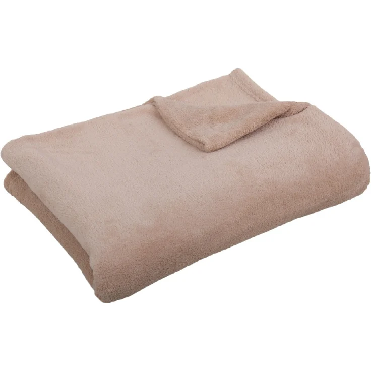Kuscheldecke supersofte Tagesdecke vielseitig verwendbare Microfaser-Decke, flauschig und anschmiegsam in vielen verschiedenen modischen Farben erhältlich (beige - creme / 150x200 cm) – Bild 3