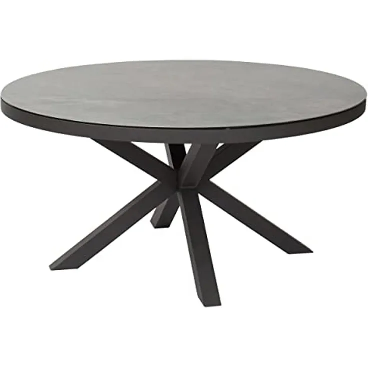 LC Garden Gartentisch Bondino Dining Gartentisch rund ?150x75cm anthrazit
