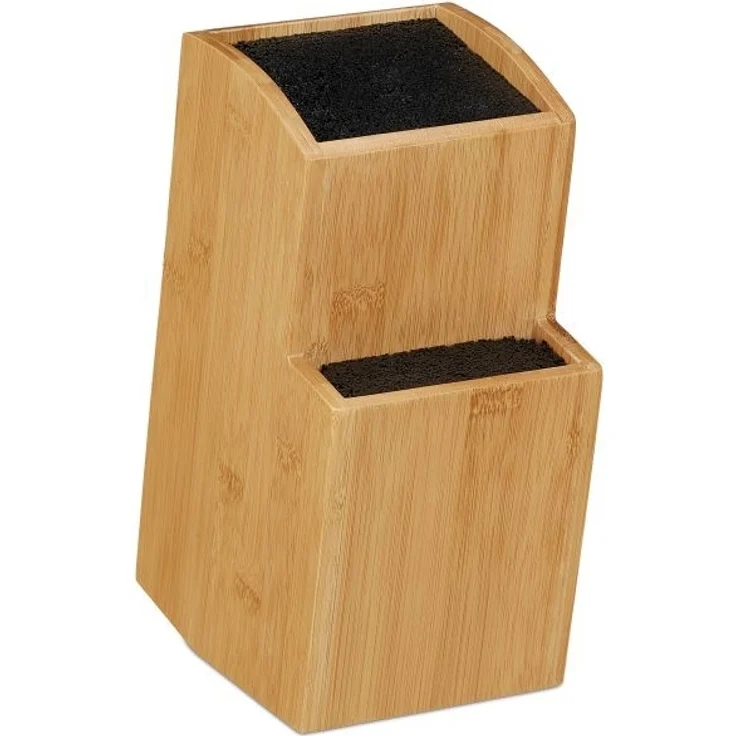 Messerblock zweistufig aus Bambus – Bild 10