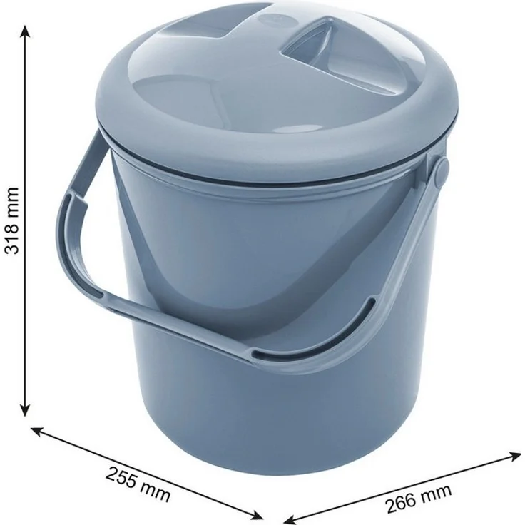 Rotho Babydesign Windeleimer Geruchsdichter Windelbehälter mit Deckel – 12 L, hygienisch – Bild 2