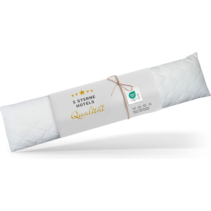 ZOLLNER Seitenschläferkissen, 1-tlg, 40x200 cm, 100% Polyester, vom Hotelwäschespezialisten