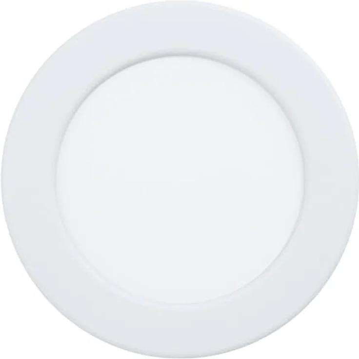EGLO Fueva 6, runder LED Einbaustrahler für Badezimmer, IP44 Spritzwasserschutz, anpassbare Lichtfarbe 2700K/4000K/6500K, weiß – Bild 1
