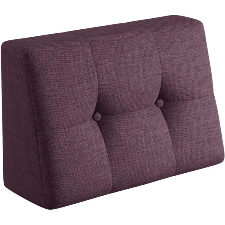 sunnypillow Rückenkissen Palettenkissen gesteppt Seitenkissen 60x40x20/10cm, Violett