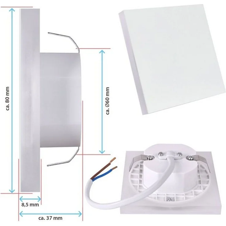 Maxkomfort LED Wandstrahler 6107, LED fest integriert, 3000K, Warmweiß, Treppenbeleuchtung – Bild 4