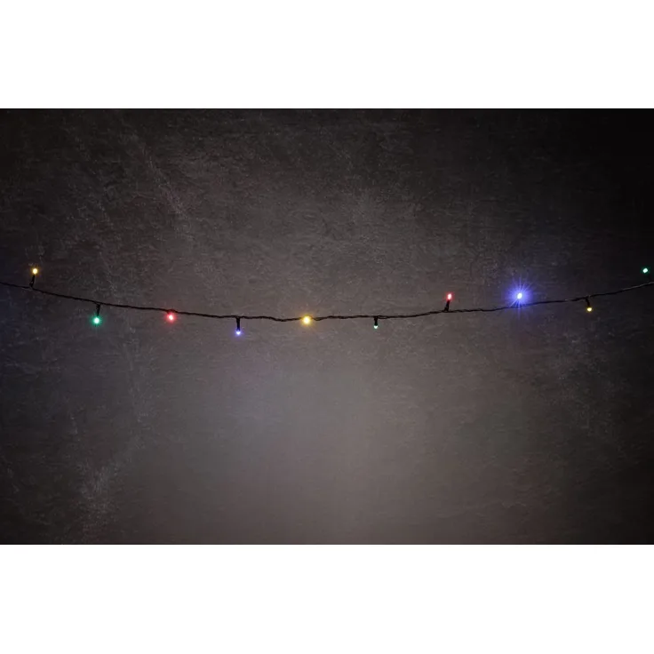 TrendLine LED-Lichterkette Classic Außen 11,5 m bunt (RGB) mit Timer