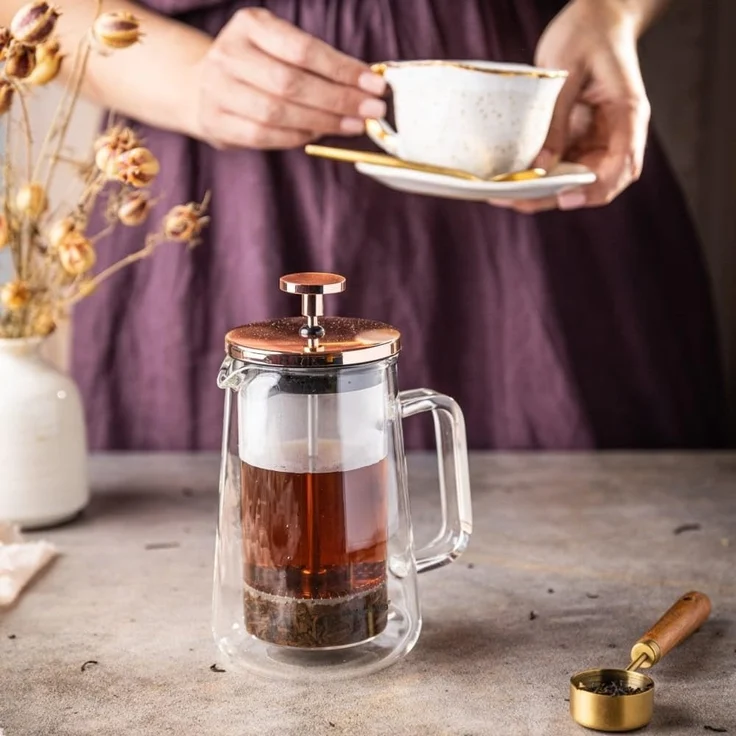 Klausberg Klausberg French Press Kaffee- und Teezubereiter 0,35l KB7723 – Bild 5