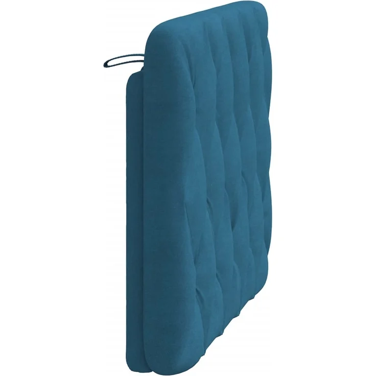 vidaXL Kopfteil-Kissen Blau 100 cm Samt 374718 – Bild 6