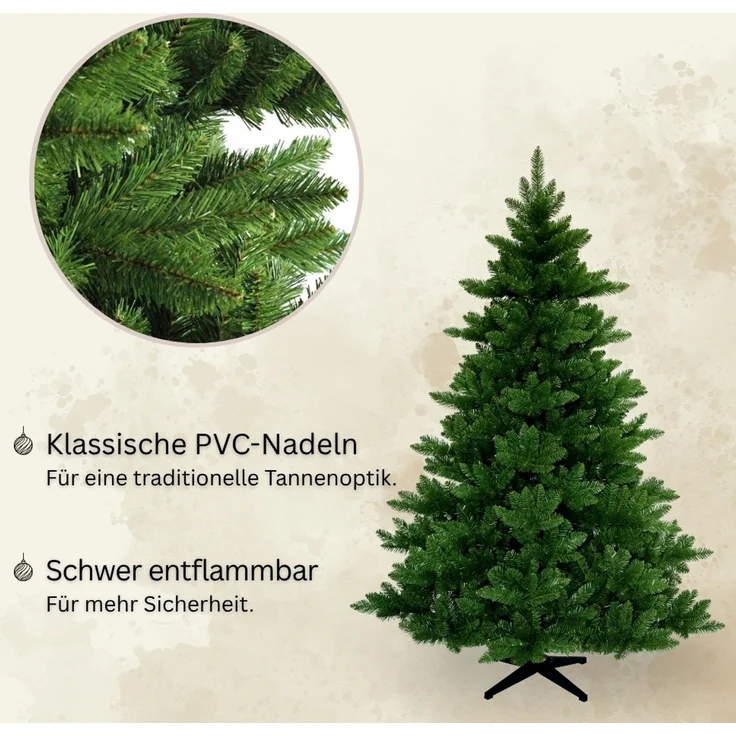 RS Trade 'HXT 19001' Künstlicher Weihnachtsbaum, grün, 210 x 146 x 146 cm – Bild 4
