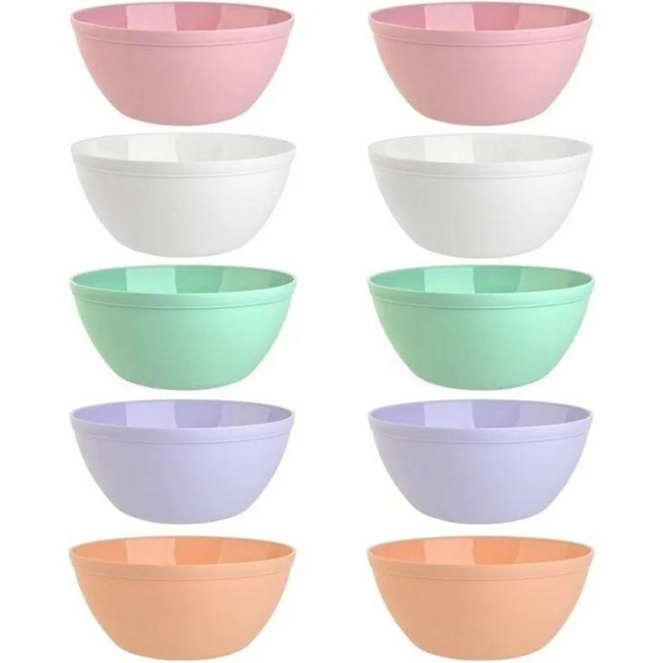 Engelland Müslischüssel Plastikschale, 900 ml, PP-Kunststoff (BPA-frei), (Vorteils-Set, 10-tlg), spülmaschinengeeignet, mikrowellengeeignet, Ø 16 cm, BPA-frei – Bild 4