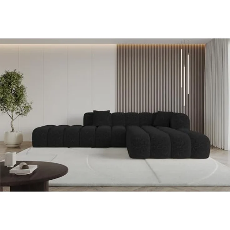 ALTDECOR Ecksofa OLEA-L2, L-Form Eckcouch mit hochwertiger Polsterung und stabilem Untergestell, vielseitige Wohnlandschaft für angenehmen Sitzkomfort – Bild 7