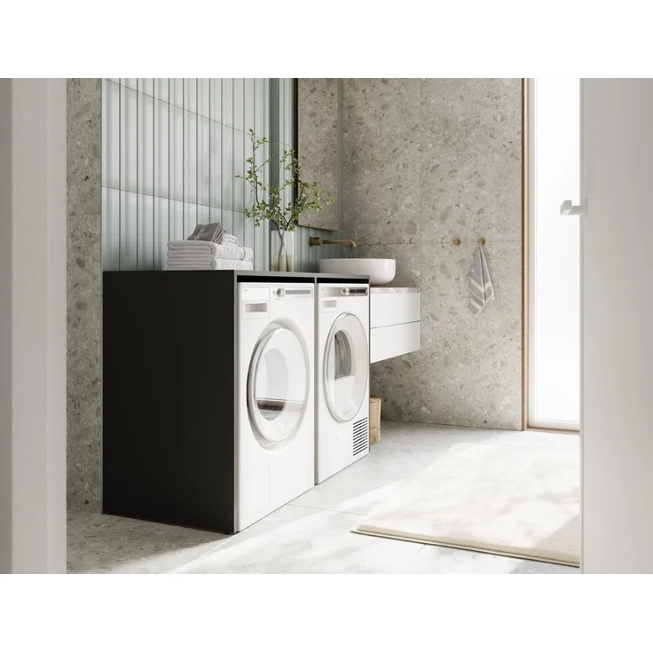 Platan Room Waschmaschinenumbauschrank DORA Waschmaschinenschrank 130 cm breit Überbauschrank Waschmaschine oder Wäschetrockner Schrank für Bad – Bild 4