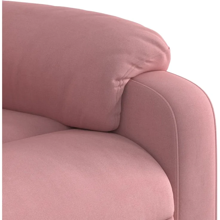 vidaXL Massagesessel mit Aufstehhilfe Rosa Samt 3205107 – Bild 10