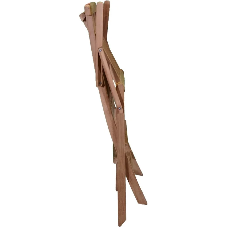 Teakholz Klappstuhl ARU mit Armlehnen – Bild 4