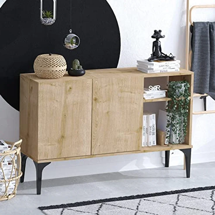 WELL HOME MOBILIARIO & DECORACIÓN Eingangs-oder Wohnzimmermöbel, Klein, Marron – Bild 3
