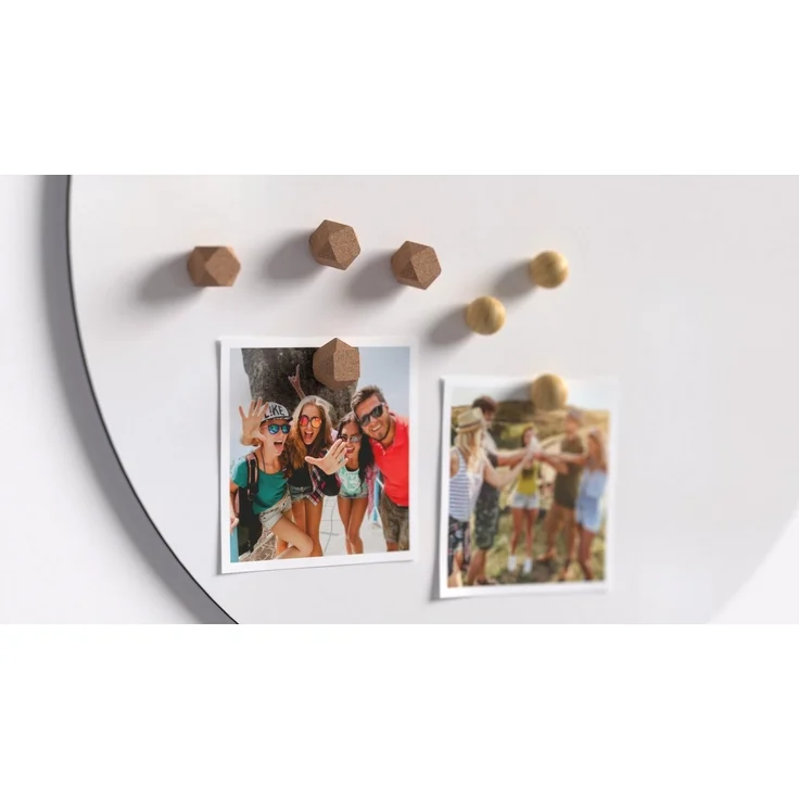ALLboards Magnettafel ALLboards Runde Magnetplatte SLIMboard weiß – rahmenlose weiße Tafel – Bild 3