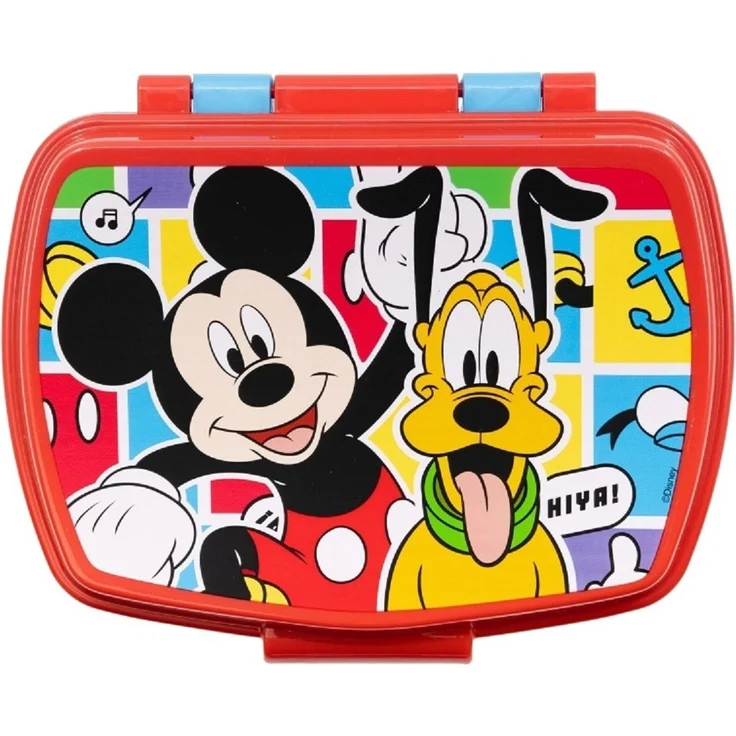 Disney Mickey Mouse Kinder Brotdose – Lunchbox Pausenbox Schulbrotbox – Bild 2