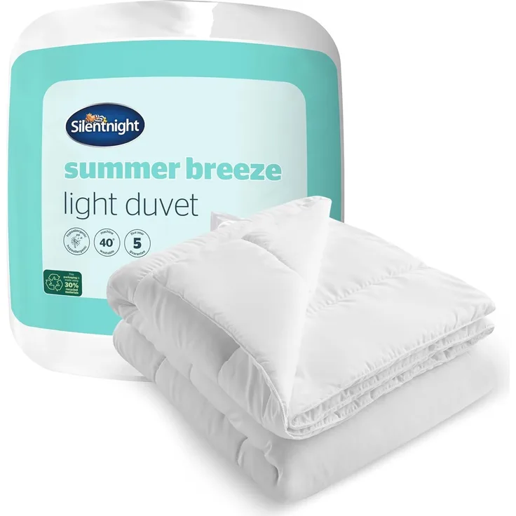 Silentnight Cooler Summer Sommerbettdecke, Tog-Wert 4,5, Einzelbett