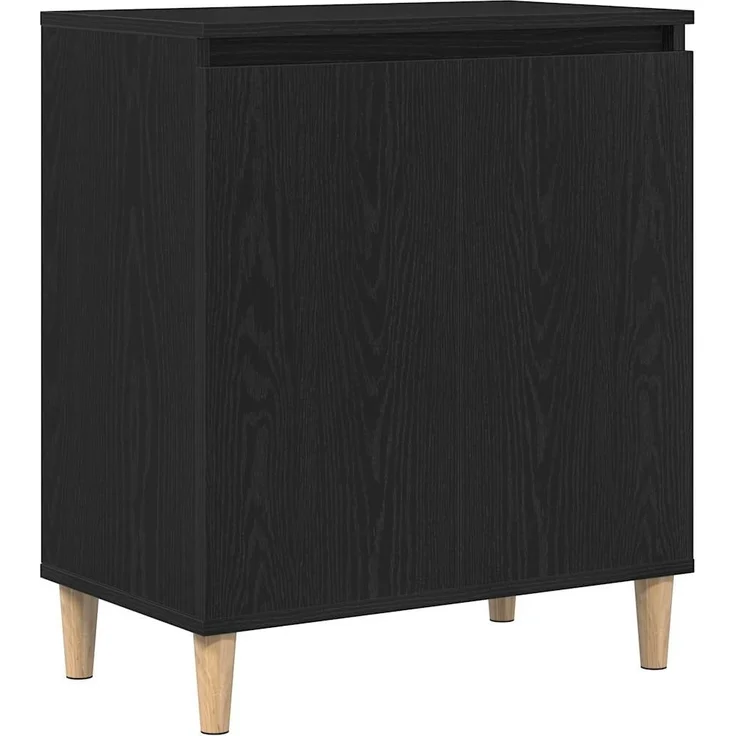 vidaXL Sideboard Schwarz 60 x 35 x 70 cm Holzwerkstoff 862593 – Bild 1