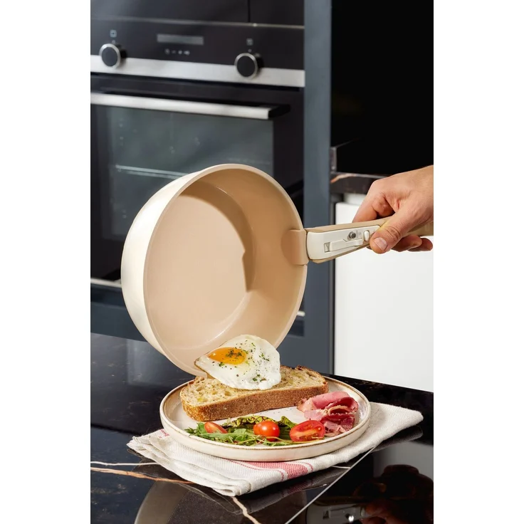 Hermia Concept 'Hona Daily - Cream' Topfset (9-teilig), Creme, Ø 24 cm – Bild 3