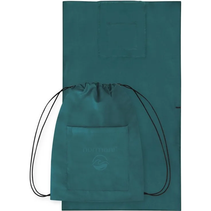 normani Badetücher Badehandtuch mit Rucksackfunktion, Polyester (1-St), Badetuch mit Rucksackfunktion