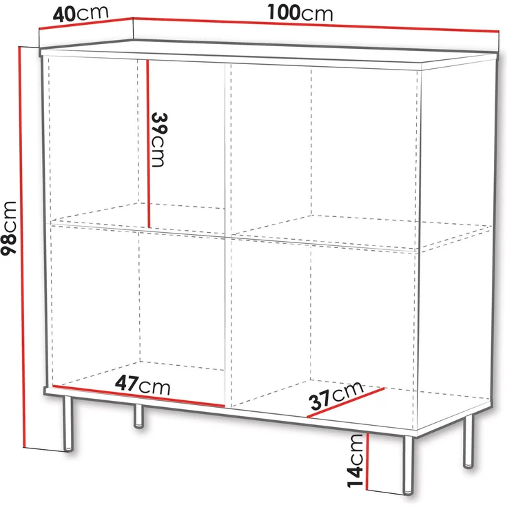 Kommode Leo 100 (Farbe: Cashmere) – Bild 4