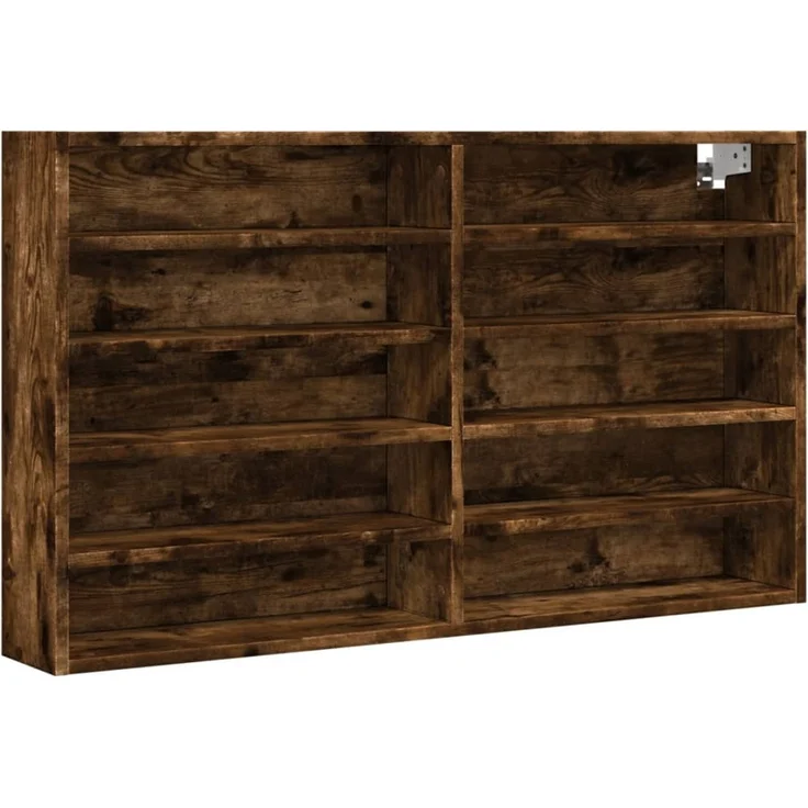 vidaXL Vitrinenschrank Räuchereiche 100x15x58 cm Holzwerkstoff 847930 – Bild 2