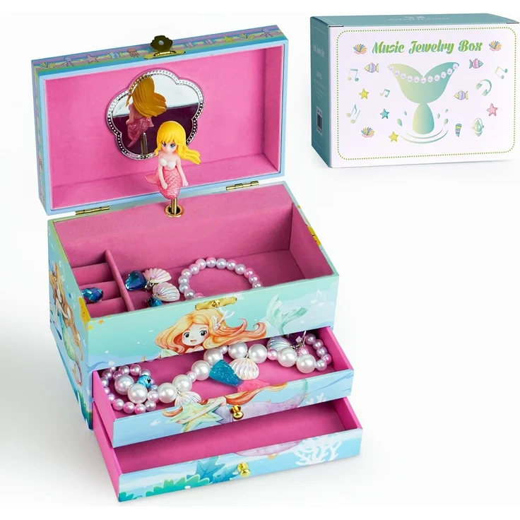 AdelDream Schmuckkasten Musik-Aufbewahrungsbox – Bild 9