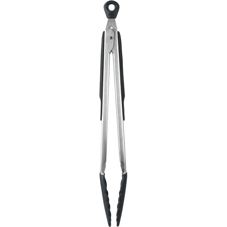 OXO Good Grips Kochzange OXO Zange mit Silikonköpfen – 30 cm, mit Antihaftbeschichtung und stabil für einfaches Greifen und Wenden – Bild 1