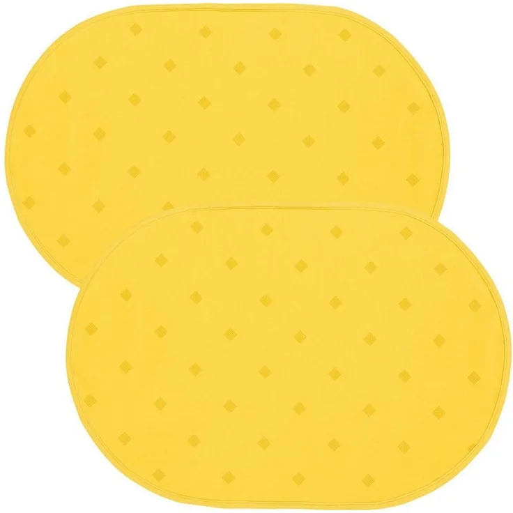 Erwin Müller Platzset Tischset "Neuss" 2er-Pack, abwaschbar Uni