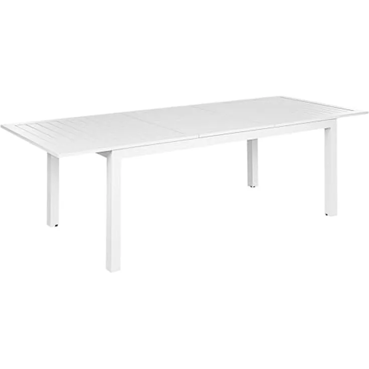 Gartentisch Kunststoff Weiß SKALOMA