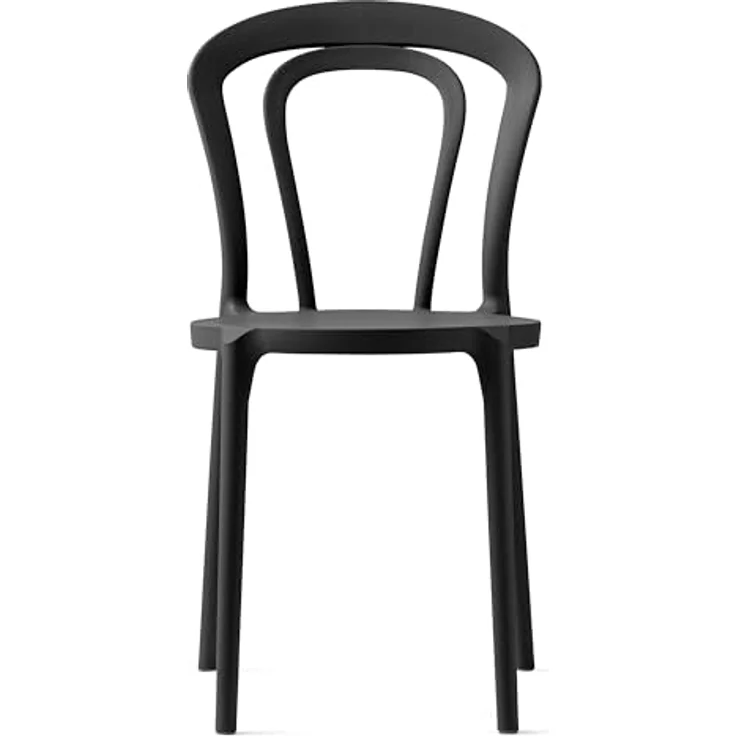 Connubia, 2 Stühle CAFFÉ Polypropylen schwarz matt – Bild 4
