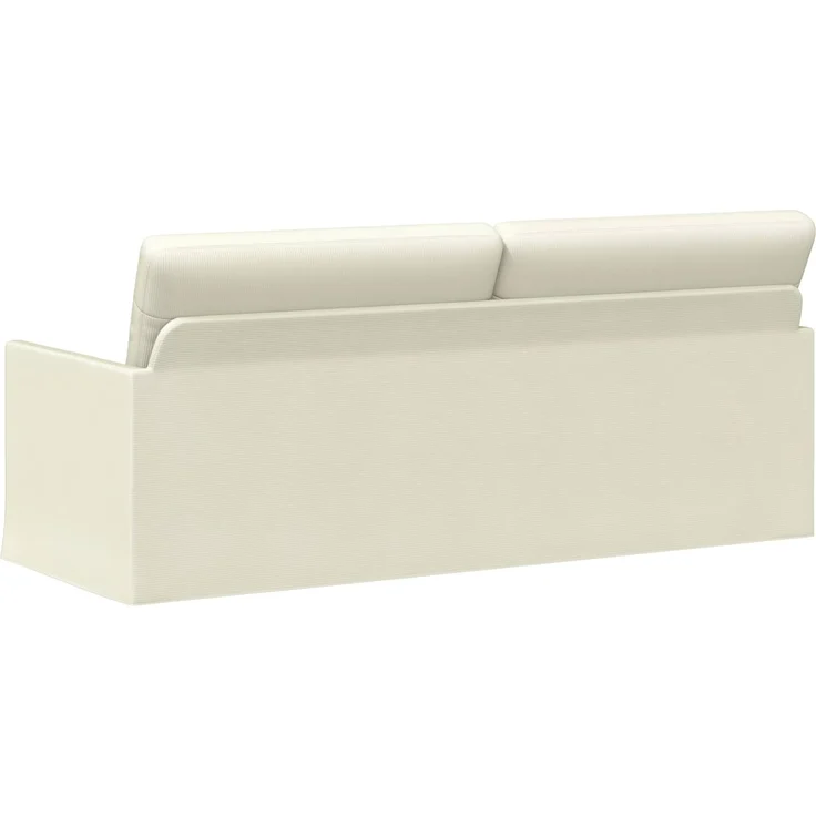 vidaXL 3-Sitzer Sofa Creme 190 x 81 x 82 cm Cordstoff 42041135 – Bild 4