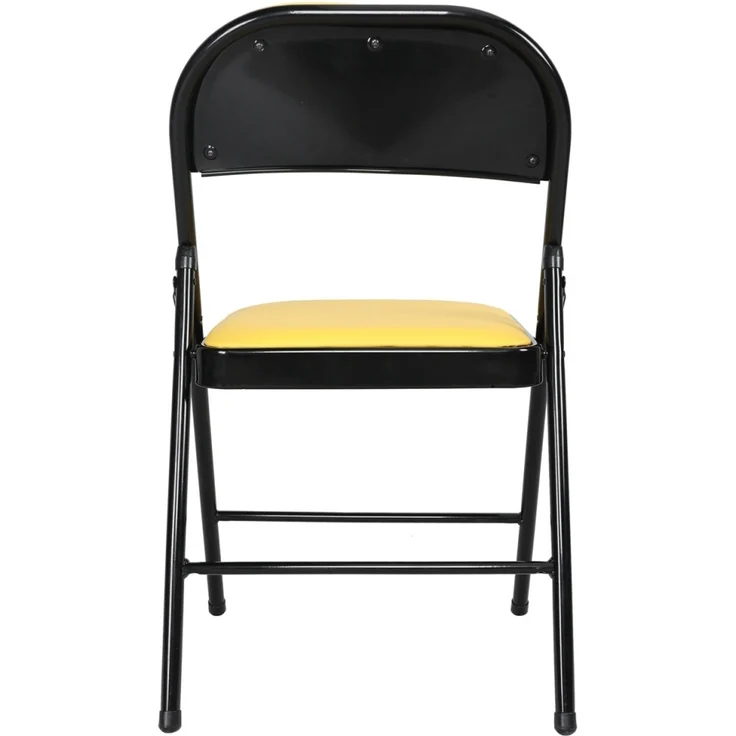 HTI-Living Wedigo Kunstleder Gelb-Schwarz 6er-Set Klappstuhl – Bild 4
