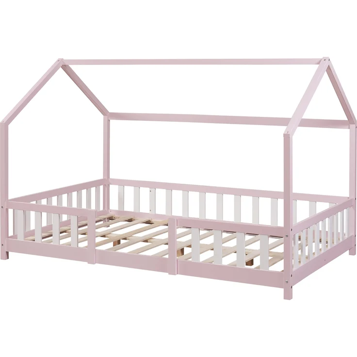 Hausbett Sisimiut 140x200 cm Rosa / Weiß [en. casa] – Bild 3