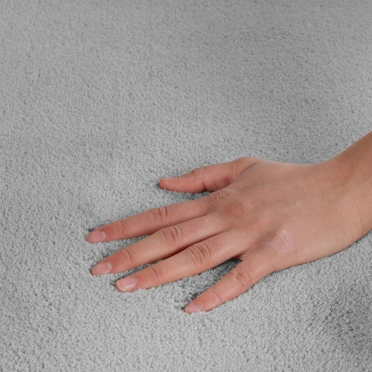 Jimri Teppich Fluffy flauschiger Teppich Läufer Hochwertige Kurzflor Teppich, Rund – Bild 4