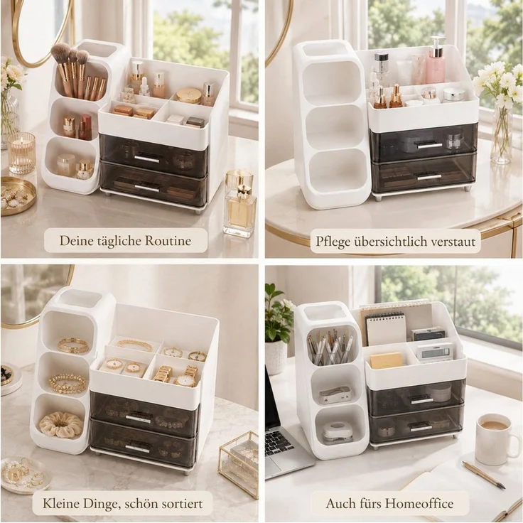 Best for Home Make-Up Organizer Make up Kosmetik Organizer mit Schubladen – Bild 4